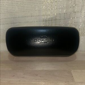 Coach Black Hard Shell Eyewear Case